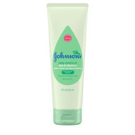 Johnson's Creamy Oil Baby Body Lotion With Aloe & Vitamin E, 8 fl. oz