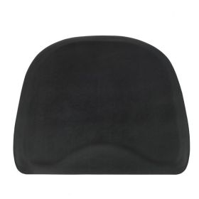 3.5′x 3.5′x 1/2" Beauty Salon Polygon Anti-fatigue Salon Mat (Polygon Outside And Round Inside) Black