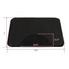 3′x 4.5′x 1/2" Beauty Salon Square Anti-fatigue Salon Mat (Square Outside And Round Inside) Black