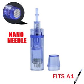 10 pieces Cartridges Replacement Tips Need1es For Dr. Pen A1 Ultima Electric Derma Pen Stamp Auto MicroNeed1e Roller (Needle Types: Nano)