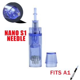 10 pieces Cartridges Replacement Tips Need1es For Dr. Pen A1 Ultima Electric Derma Pen Stamp Auto MicroNeed1e Roller (Needle Types: Nano Silicone 3.0)